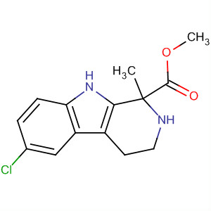 1H-Pyrido[3,4-b]indole-1-carboxylic acid,6-chloro-2,3,4,9-tetrahydro-1-methyl-, methyl ester
