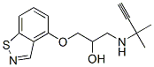 1-(2-methylbut-3-yn-2-ylamino)-3-(9-thia-8-azabicyclo[4.3.0]nona-1,3,5 ,7-tetraen-5-yloxy)propan-2-ol