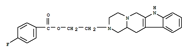 2-(3,4,6,7,12,12a-hexahydropyrazino[1',2':1,6]pyrido[3,4-b]indol-2(1H)-yl)ethyl 4-fluorobenzoate