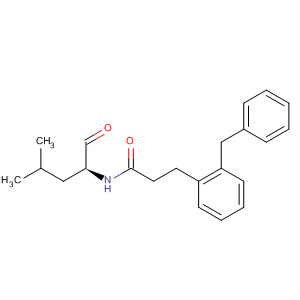 Benzenepropanamide,N-[(1S)-1-formyl-3-methylbutyl]-a-(phenylmethyl)-