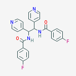 4-fluoro-n-[2-[(4-fluorobenzoyl)amino]-1,2-dipyridin-4-ylethyl]benzamide