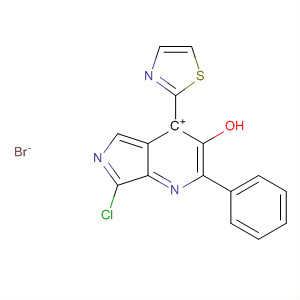 Thiazolo[2',3':2,3]thiazolo[5,4-b]pyridin-4-ium,7-chloro-3-hydroxy-2-phenyl-, bromide