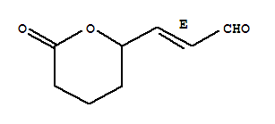 2-Propenal,3-(tetrahydro-6-oxo-2H-pyran-2-yl)-, (2E)-