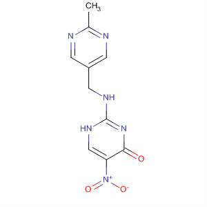 4(1H)-Pyrimidinone, 2-[[(2-methyl-5-pyrimidinyl)methyl]amino]-5-nitro-