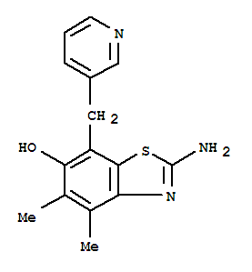 6-Benzothiazolol,  2-amino-4,5-dimethyl-7-(3-pyridinylmethyl)-