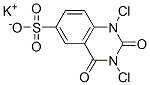potassium 1,3-dichloro-1,2,3,4-tetrahydro-2,4-dioxoquinazoline-6-sulphonate