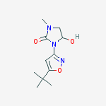 3-(5-tert-butyl-1,2-oxazol-3-yl)-4-hydroxy-1-methylimidazolidin-2-one