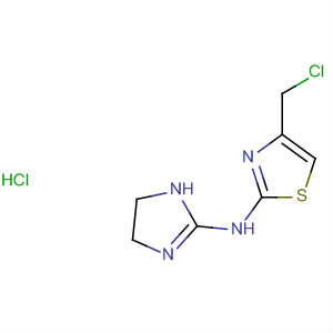 2-Thiazolamine, 4-(chloromethyl)-N-(4,5-dihydro-1H-imidazol-2-yl)-,monohydrochloride