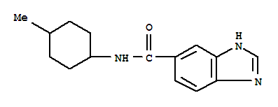 1H-Benzimidazole-6-carboxamide,N-(4-methylcyclohexyl)-