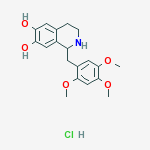 1-(2,4,5-trimethoxybenzyl)-6,7-dihydroxy-1,2,3,4-tetrahydroisoquinoline