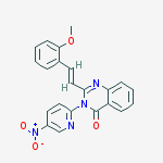 2-[(E)-2-(2-methoxyphenyl)ethenyl]-3-(5-nitropyridin-2-yl)quinazolin-4(3H)-one