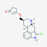3-[[(6ar,9r)-5-chloro-7-methyl-6,6a,8,9,10,10a-hexahydro-4h-indolo[4,3-fg]quinoline-9-yl]methoxy]cyclopent-2-en-1-one