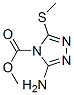 4H[1,2,4]TRIAZOLE-4-CARBOXYLIC ACID 3-AMINO-5-(METHYLTHIO)-,METHYL ESTER
