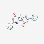 2,7-diphenyl-4H,9H-thieno[2,3-d:4,5-d']bis[1,3]oxazine-4,9-dione