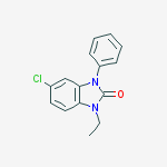 5-chloro-1-ethyl-3-phenylbenzimidazol-2-one