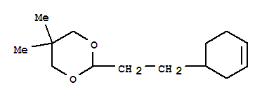 1,3-DIOXANE,2-[2-(3-CYCLOHEXEN-1-YL)ETHYL]-5,5-DIMETHYL-