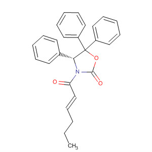 2-Oxazolidinone, 3-[(2E)-1-oxo-2-hexenyl]-4,5,5-triphenyl-, (4R)-