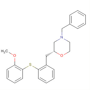 Morpholine,2-[(R)-[(2-methoxyphenyl)thio]phenylmethyl]-4-(phenylmethyl)-, (2R)-