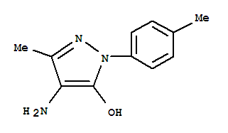 1H-Pyrazol-5-ol,4-amino-3-methyl-1-(4-methylphenyl)-