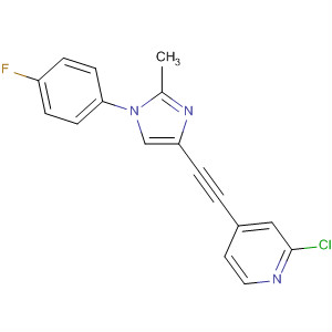 Pyridine,2-chloro-4-[[1-(4-fluorophenyl)-2-methyl-1H-imidazol-4-yl]ethynyl]-