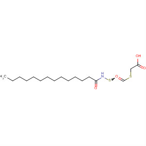 Acetic acid, [[[(1-oxotetradecyl)amino]thioxomethyl]thio]-