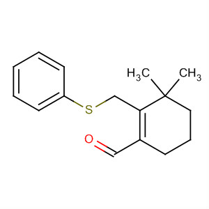 1-Cyclohexene-1-carboxaldehyde, 3,3-dimethyl-2-[(phenylthio)methyl]-