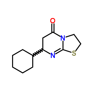 7-Cyclohexyl-2,3,6,7-Tetrahydro-5H-thiazolo(3,2-a)pyrimidin-5-one