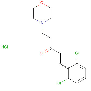 1-Penten-3-one, 1-(2,6-dichlorophenyl)-5-(4-morpholinyl)-,hydrochloride