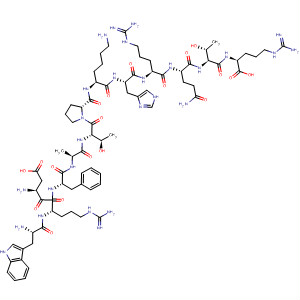 L-Arginine,L-tryptophyl-L-a-aspartyl-L-arginyl-L-phenylalanyl-L-alanyl-L-threonyl-L-prolyl-L-lysyl-L-histidyl-L-arginyl-L-glutaminyl-L-threonyl-