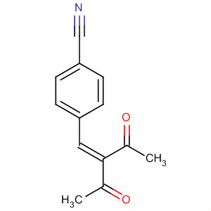 Benzonitrile, 4-(2-acetyl-3-oxo-1-butenyl)-