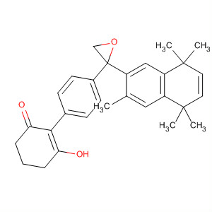 2-Cyclohexen-1-one,2-[4-[2-(5,8-dihydro-3,5,5,8,8-pentamethyl-2-naphthalenyl)oxiranyl]phenyl]-3-hydroxy-