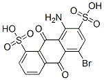 4-amino-1-bromo-9,10-dihydro-9,10-dioxoanthracene-3,5-disulphonic acid