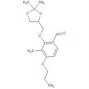 Benzaldehyde,2-[(2,2-dimethyl-1,3-dioxolan-4-yl)methoxy]-3-methyl-4-propoxy-