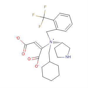 3-Pyrrolidinamine,N-(cyclohexylmethyl)-N-[[2-(trifluoromethyl)phenyl]methyl]-, (3S)-,(2E)-2-butenedioate