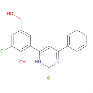 2(1H)-Pyrimidinethione,6-[3-chloro-2-hydroxy-5-(hydroxymethyl)phenyl]-3,4-dihydro-4-phenyl-