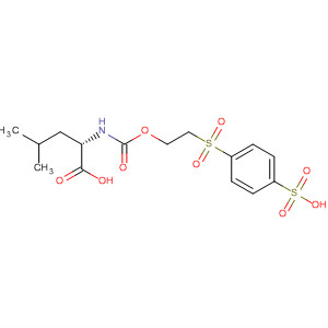 L-Leucine, N-[[2-[(4-sulfophenyl)sulfonyl]ethoxy]carbonyl]-