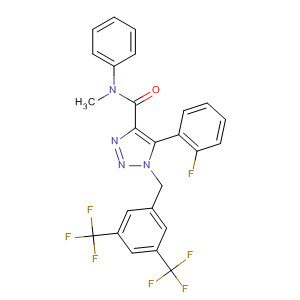 1H-1,2,3-Triazole-4-carboxamide,1-[[3,5-bis(trifluoromethyl)phenyl]methyl]-5-(2-fluorophenyl)-N-methyl-N-phenyl-