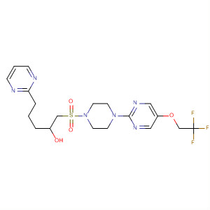 Piperazine,1-[[2-hydroxy-5-(2-pyrimidinyl)pentyl]sulfonyl]-4-[5-(2,2,2-trifluoroethoxy)-2-pyrimidinyl]-