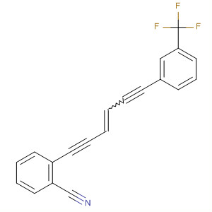 Benzonitrile, 2-[6-[3-(trifluoromethyl)phenyl]-3-hexene-1,5-diynyl]-