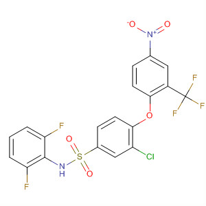 Benzenesulfonamide,3-chloro-N-(2,6-difluorophenyl)-4-[4-nitro-2-(trifluoromethyl)phenoxy]-