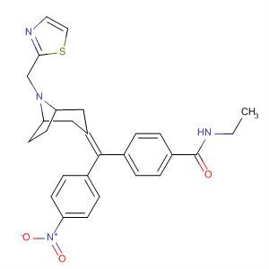 Benzamide,N-ethyl-4-[(4-nitrophenyl)[8-(2-thiazolylmethyl)-8-azabicyclo[3.2.1]oct-3-ylidene]methyl]-