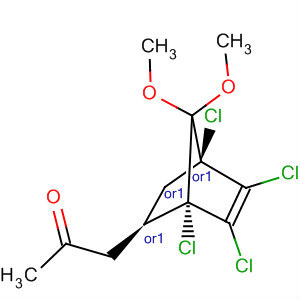 2-Propanone,1-[(1R,2S,4S)-1,4,5,6-tetrachloro-7,7-dimethoxybicyclo[2.2.1]hept-5-en-2-yl]-, rel-