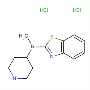 2-Benzothiazolamine, N-methyl-N-4-piperidinyl-, dihydrochloride