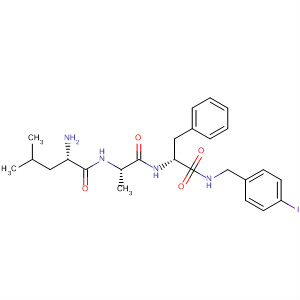 D-Phenylalaninamide, D-leucyl-L-alanyl-N-[(4-iodophenyl)methyl]-