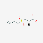 Propanoic acid, 3-(3-butenylsulfonyl)-2-methyl-, (2S)-