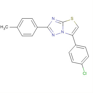Thiazolo[3,2-b][1,2,4]triazole, 6-(4-chlorophenyl)-2-(4-methylphenyl)-