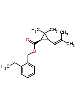 2-ethylbenzyl (1R,3R)-2,2-dimethyl-3-(2-methylprop-1-en-1-yl)cyclopropanecarboxylate