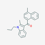 Methanone, (4-methyl-1-naphthalenyl)(2-methyl-1-propyl-1H-indol-3-yl)-