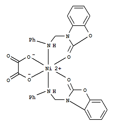 nickel(2+) ethanedioate - 3-[(phenylamino)methyl]-1,3-benzoxazol-2(3H)-one (1:2)
