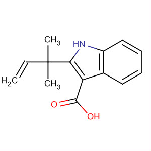 1H-Indole-3-carboxylic acid, 2-(1,1-dimethyl-2-propenyl)-